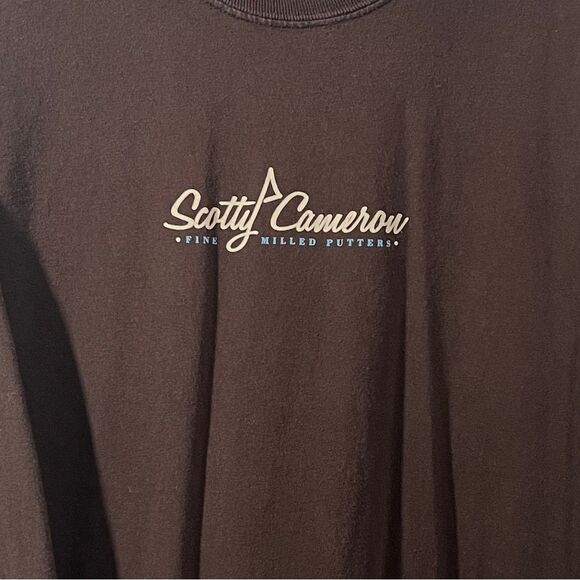 Scotty Cameron Brown Long Sleeve Shirt Design Studio Size XL Golf Brand - Picture 2 of 5